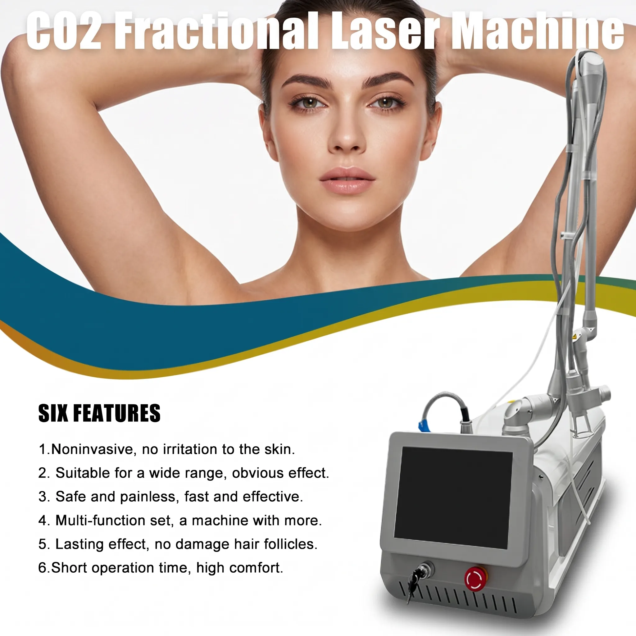 Multi-Function CO2 Fractional Laser – Reduce Scars, Smooth Wrinkles & Fade Pigmentation - Image 4